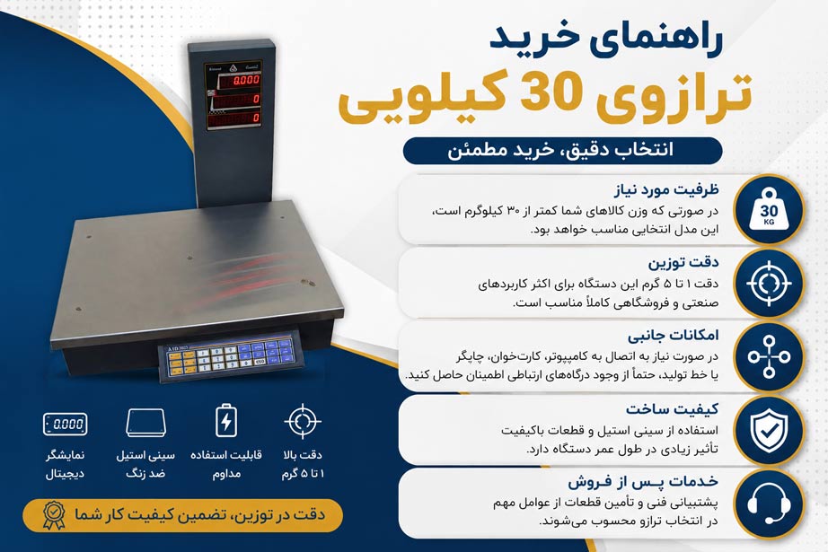 ترازو 30 کیلویی